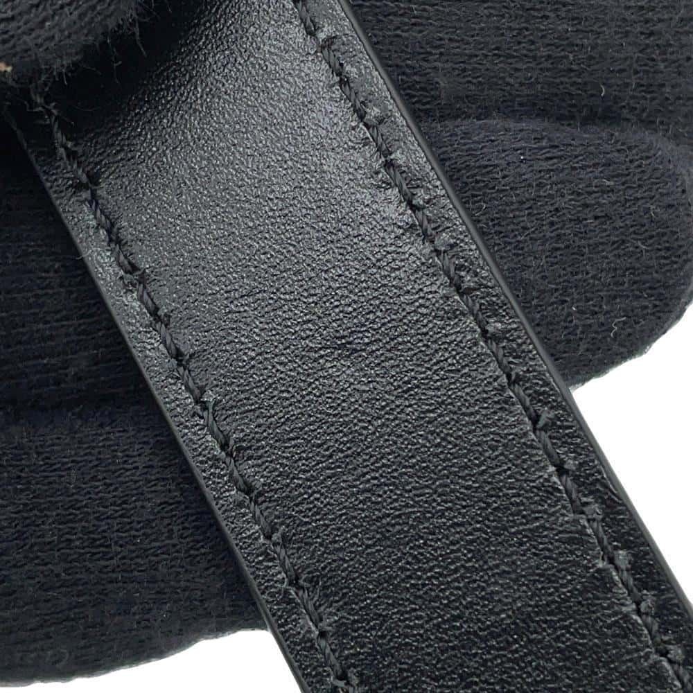Celine Triomphe Messenger Shoulder Bag Leather Black - Picture 9 of 12